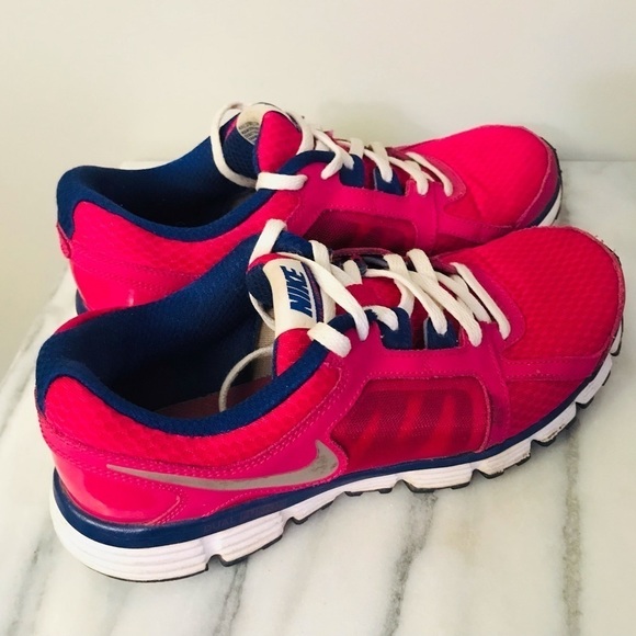 NIKE Dual Fusion Pink Running Jogging Sneaker Shoe Size 8 - Picture 2 of 8